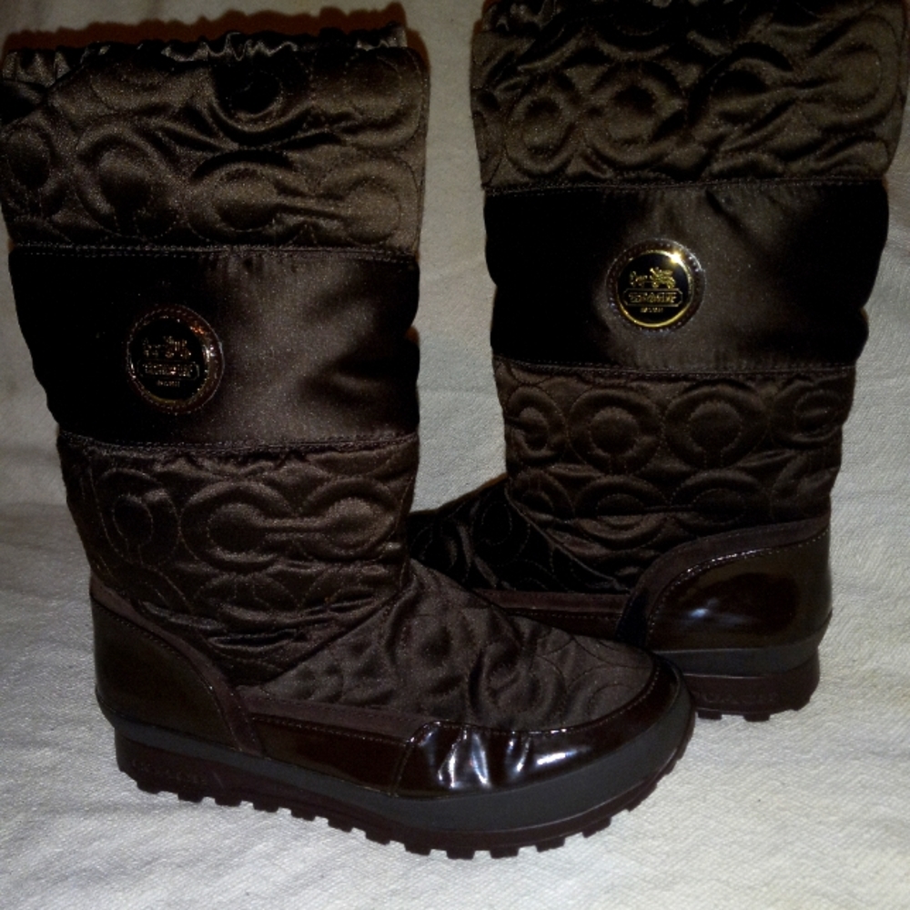 Like New Coach Boots winter or rain boot 8 ...8 1/2